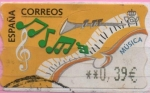 Sellos de Europa - Espaa -  Musica