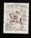 Stamps Austria -  Unióm postal europea