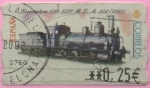 Stamps Spain -  Locomotora 030-M:Z:A: 1882