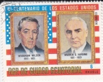 Stamps : Africa : Equatorial_Guinea :  WOODROW WILSON- WARREN G.HARDING. BI-CENTENARIO DE LOS ESTADOS UNIDOS