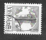 Stamps Poland -  1447 - Transatlántico
