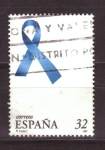Stamps Spain -  Lazo azúl- Paz y Libertad