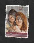Stamps United Kingdom -  1236 - Boda del Príncipe Andrés y Sarah Ferguson