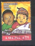 Stamps Peru -  RESERVADOeducación para todos