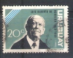 Stamps Uruguay -  RESERVADO luis alberto de herrera