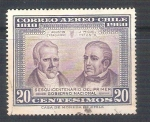 Stamps : America : Chile :  cent gobierno nac.RESERVADO
