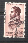 Stamps Chile -  alonso de ercilla RERSERVO