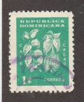 Stamps Dominican Republic -  Plantas de Café y Cacao