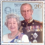 Stamps United Kingdom -  2008 - Bodas de Oro de la reina Elizabeth II