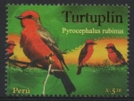 Stamps Peru -  PÁJAROS.  TURTUPLÍN.