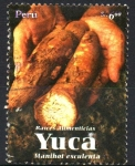 Stamps Peru -  RAÍCES.  YUCA.