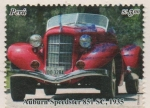 Stamps Peru -  AUTOMÓVILES.  AUBURN  SPEEDSTER  851  SC  1935.