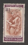 Stamps India -  Escultura medieval