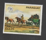 Sellos de America - Paraguay -  Centenario de la UPU