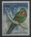 Stamps Netherlands Antilles -  PERICO  DE  GARGANTA  MARRÓN