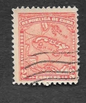 Stamps Cuba -  254 - Mapa de Cuba