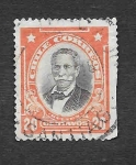 Stamps Chile -  105 - Manuel Bulnes Prieto​