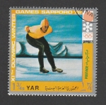 Stamps Yemen -  Juegos Olimpicos de invierno Sapporo 1972