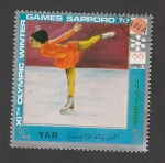 Sellos de Asia - Yemen -  Juegos Olímpicos de Invierno Sapporo 1972