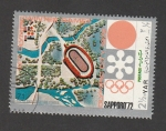 Sellos de Asia - Yemen -  Juegos Olímpicos de Invierno Sappro 1972