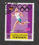 Sellos de Asia - Yemen -  Juegos olímpicos Münich 72