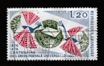 Stamps France -  Centenario de la UPU