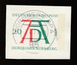 Stamps Germany -  Año sobre Durero en Nürnberg