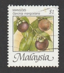 Sellos de Asia - Malasia -  Mangos