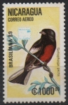 Stamps Nicaragua -  AVES.  SETOPHAGA  PICTA.
