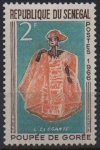 Stamps Senegal -  MUÑECOS  DE  GORÉE.  MUJER  ELEGANTE.  