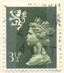 Stamps United Kingdom -  queen Elizabeth II