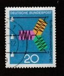 Stamps Germany -  Tres bandas de colores