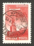 Stamps Hungary -  286 - Avión sobrevolando Moscú