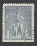 Stamps Czechoslovakia -  250 Aniv. de la ejecución de Jan Sladky, lider revolucionario