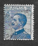 Stamps Italy -  100 - Víctor Manuel III de Italia