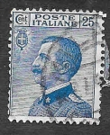 Stamps : Europe : Italy :  100 - Víctor Manuel III de Italia
