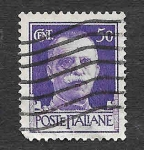 Stamps Italy -  221 - Víctor Manuel III de Italia