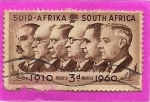 Stamps South Africa -  Personajes