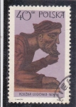 Stamps : Europe : Poland :  rzezba ludowa