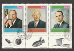 Stamps Yemen -  Astronauta Armstrong
