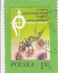 Stamps Poland -  CONCRESO DE PARASITOLOGÍA