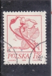 Sellos de Europa - Polonia -  FLORES-