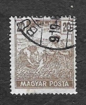 Stamps Hungary -  115 - Cosechando Trigo