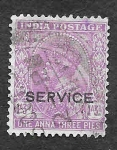 Sellos de Asia - India -  O96 - Jorge V del Reino Unido