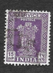 Stamps India -  O143 - Pilar de Ashoka