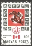 Stamps Hungary -  2502 - Olimpiadas de Montreal, hípica