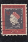 Stamps Germany -  JAKOB FUGGER DER REICHE-comerciante