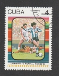 Sellos de America - Cuba -  Campeonato mundial fútbol México 1986