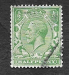 Stamps United Kingdom -  159 - Jorge V del Reino Unido