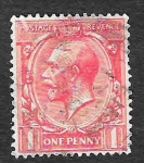 Stamps United Kingdom -  160 - Jorge V del Reino Unido